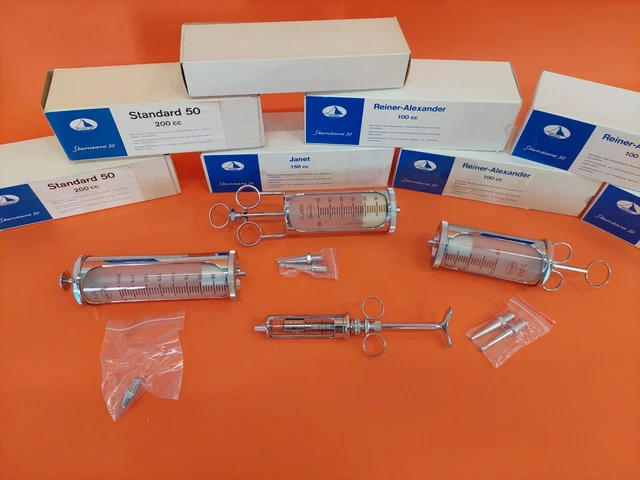 Glasspritzen - Glaskolbenspritzen SOCOREX - Sammler / Retro