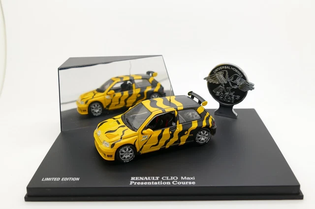 RENAULT CLIO MAXI PRESENTATION Gris UNIVERSAL HOBBIES 1:43 RENAULT CLIO MAXI PRESENTATION Gris UNIVERSAL HOBBIES 1:43