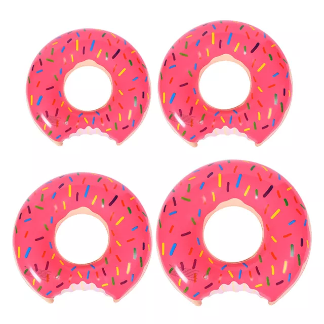 Summer Outdoor Inflatable Donut Swimming Ring Pool Buoy Mattress PVC Float Toys