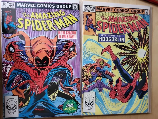 Amazing Spider-Man #238 #239 Marvel Comics 1983 1st & 2nd Hobgoblin key issues