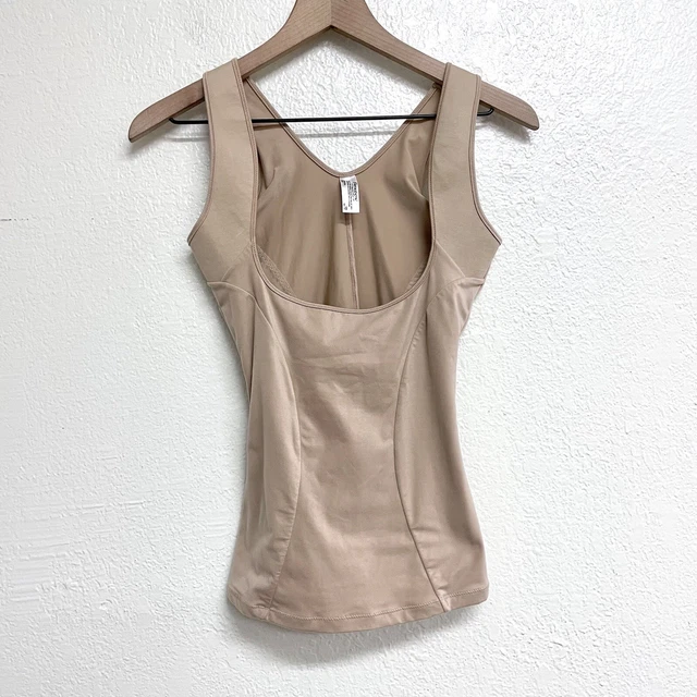 Maidenform Women’s 2XL Open Bust Torsette Control Top Cool Comfort  #1866 Beige