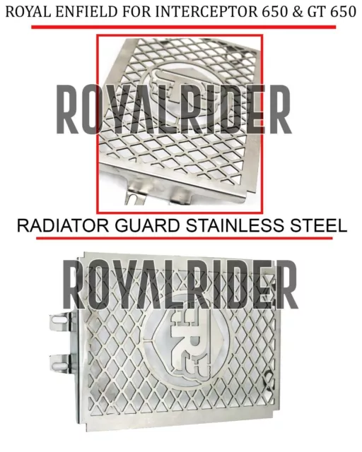 Rejilla protectora de radiador Royal Enfield Ss para Interceptor 650 y GT 650