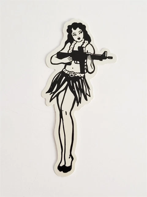 Magpul Hula Girl Firearms Sticker Decal Military