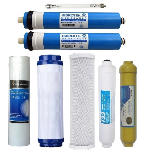 Kit Filtro Mineralizzante 3 Filtri PP-UDF-CTO Per Osmosi Inversa - Foto 6