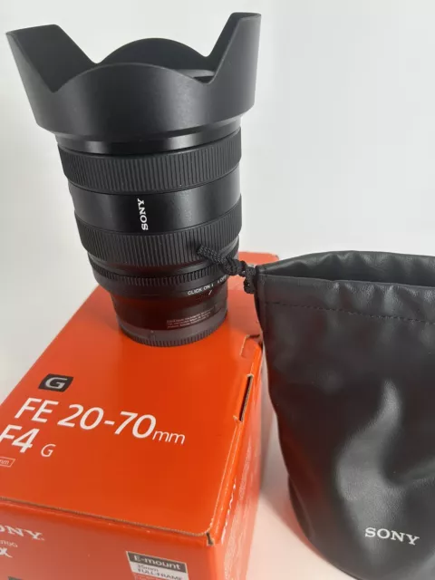 FE 20–70 mm F4 G Sony Premium G-Serie Vollformat-Standardzoomobjektiv SEL2070G