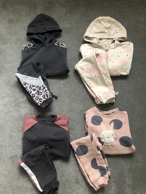 ❤️ Splendide tute da ginnastica per ragazze abiti set di loungewear pacchetto 4-5 anni❤️