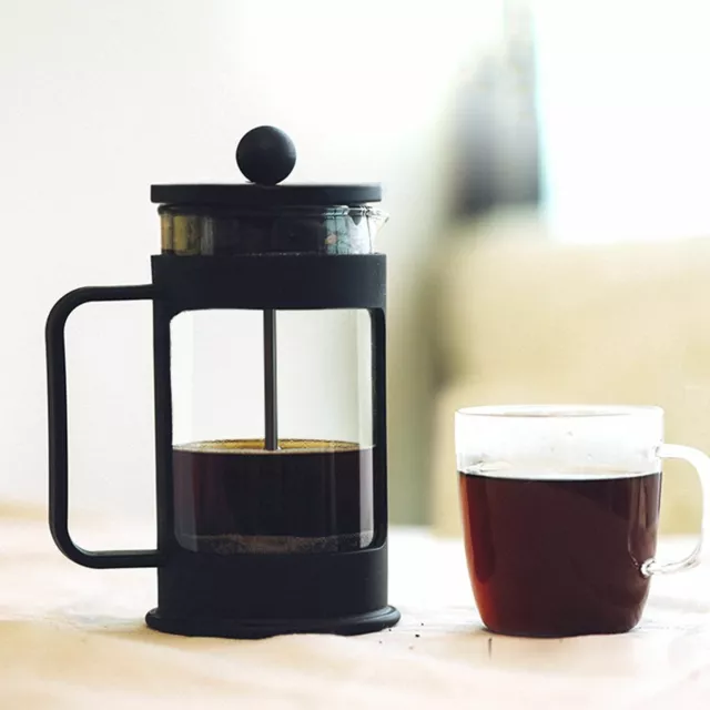 350/600/800ML French Press Coffee Tea Brewer Stainless Steel Glass Thermos