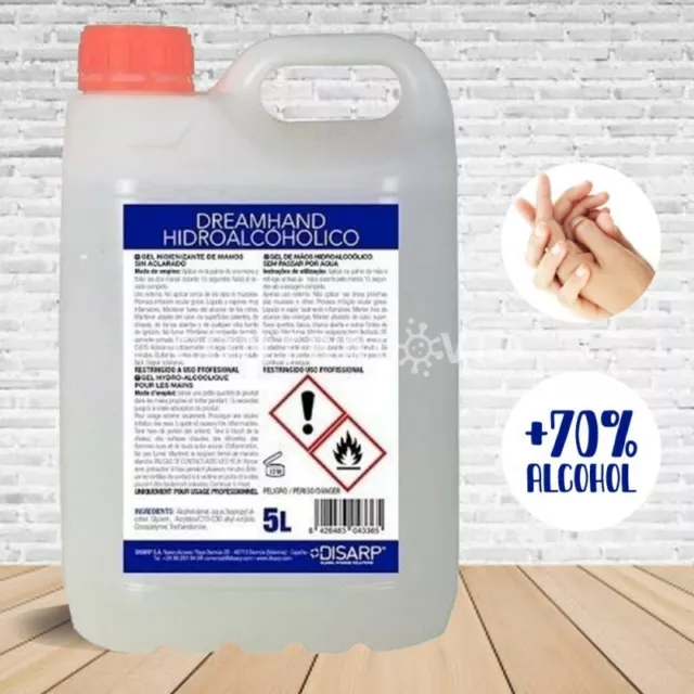 Gel Hidroalcohólico - Garrafa 5 Litros