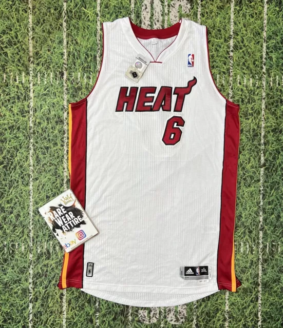 Miami Heat 6 Lebron James Red Revolution 30 Swingman NBA Jersey Christmas Style Red Number Cheap