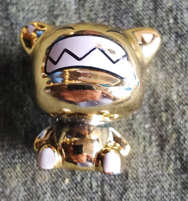 GoGos CrazyBones Figure Plated in Gold with Scuffs Game Play Piece Collector toy