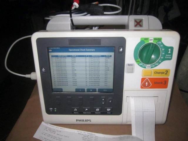Philips Heartstart XL+ Plus Biphasic 3 Lead Monitor PACING XL PLUS XL+ for parts