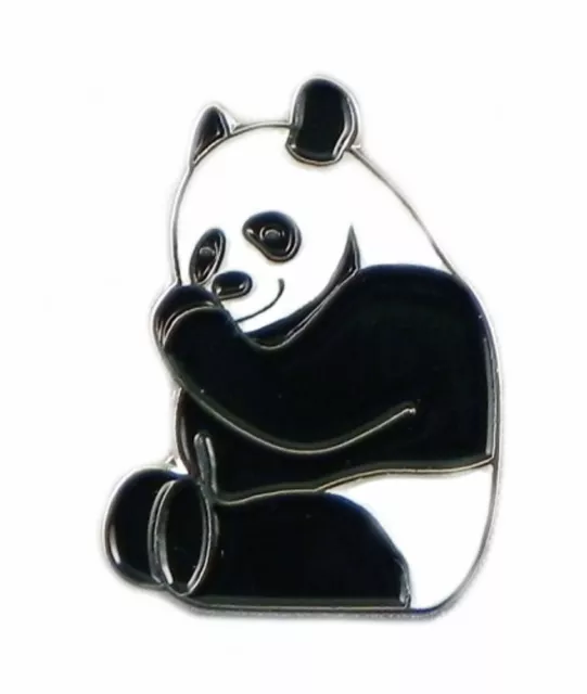 Panda Bear Metal Enamel Pin Badge  Bamboo  Wild Animal