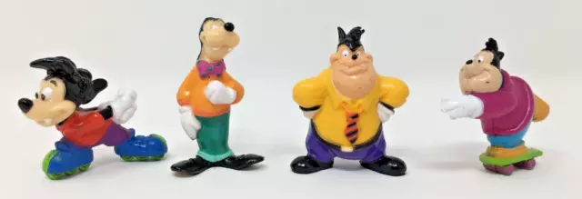 Vintage 1991 Set of 4 Kelloggs Disney Goof Troop PVC figurines