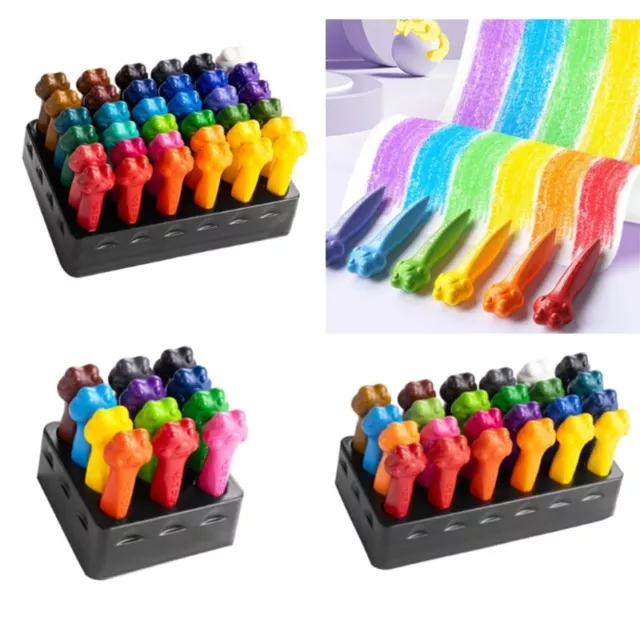 Washable Crayons Toddlers Drawing Crayons for Drawing & Crafts Colouring Pencil