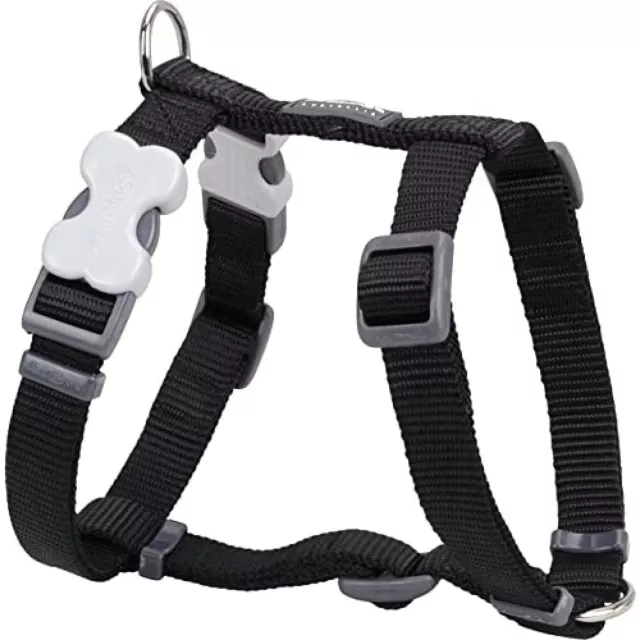 Red Dingo Classic Dog Harness, X-Large, Black xl Black