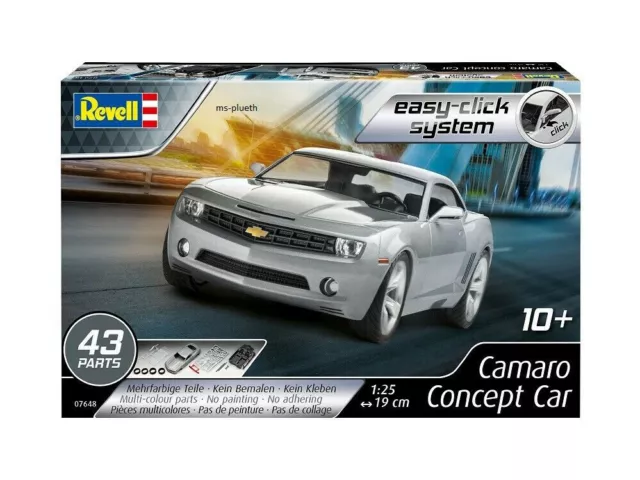 Revell 07648 Camaro Concept Car Maßstab: 1:25 US Car Retro-Design