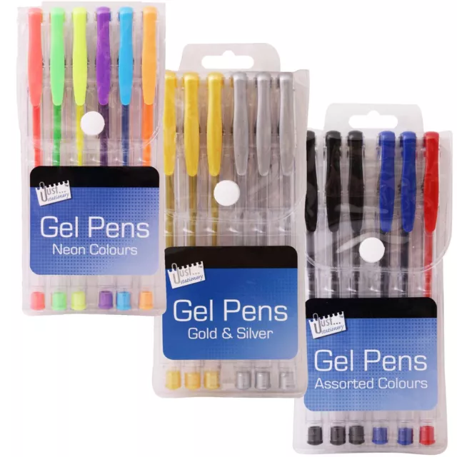 12x SCENTED GEL PENS Pastel Art Drawing/Writing Artists School/Office  Stationary