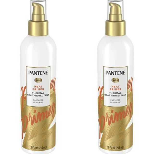 NEW Lot of (2)Pantene Pro V Heat Primer Thermal Protectant Hair Treatment 7.2oz