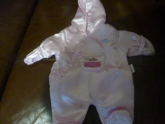 Zapf Creation - Baby Born Dolls Clothes  Pink with Motif All In One - Coat