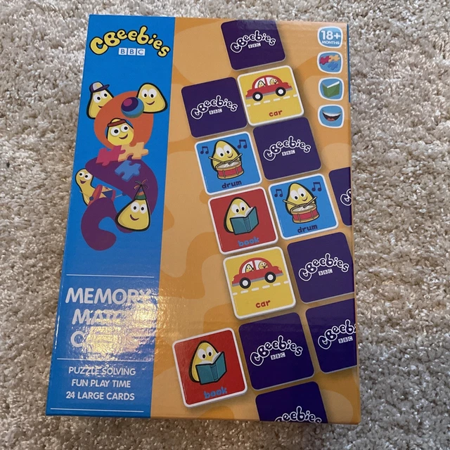 CBEEBIES BBC MEMORY Match Cards 18 months+ New £4.00 - PicClick UK