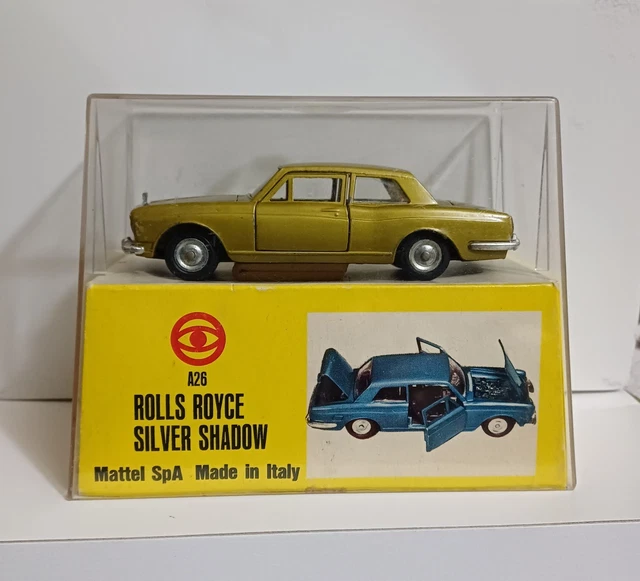B90 1:43 MEBETOYS A-26 A26 A 26 ROLLS ROYCE SILVER SHADOW MET. BLUE EXC. COND