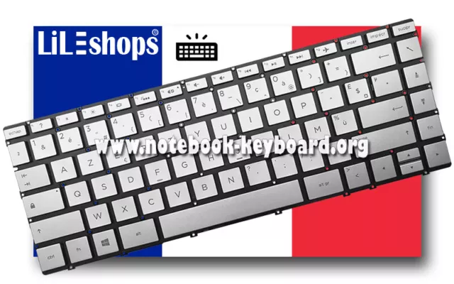 Repose-poignet Et Clavier HP Spectre 13-AE000NF - Argenté - KEQ4AX33TATP10 - Occasion