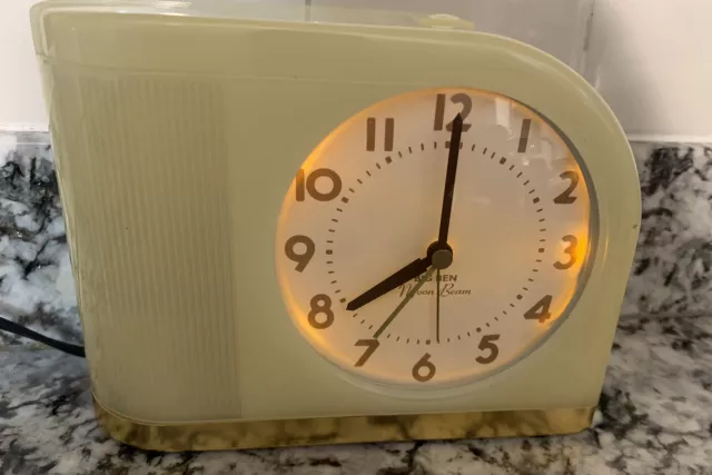 Original Westclox Big Ben Moon Beam Clock Retro Style Light/Sound Alarm  43000X £38.17 - Picclick Uk