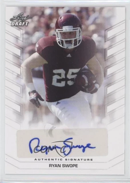 2013 Leaf Draft Auto Ryan Swope #BA-RS3 Rookie Auto RC