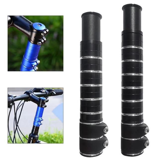 Tige De Direction Vélo 31.8mm - Alliage Aluminium, Montée Zéro Degré, Longueur 42mm, Couleur Orange