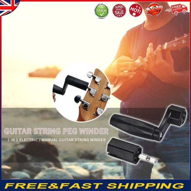 Guitar String Winder Bridge Pin Remove Peg Puller Electric Screwdriver Drill Bit