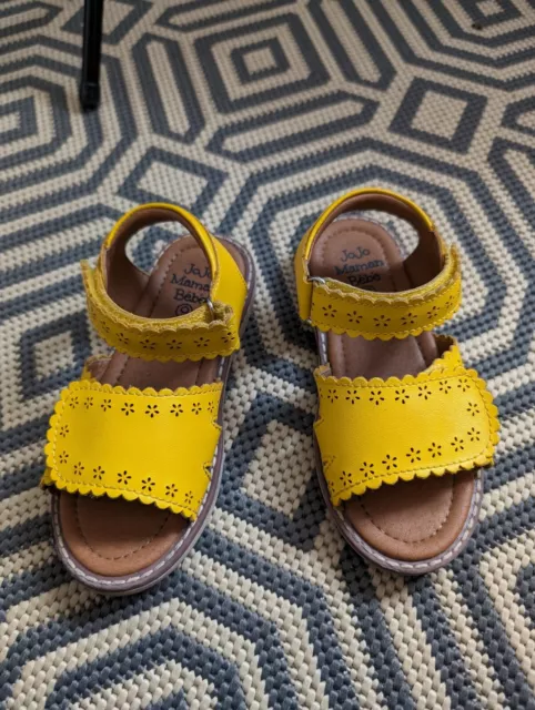 jojo maman bebe Yellow Leather Sandals