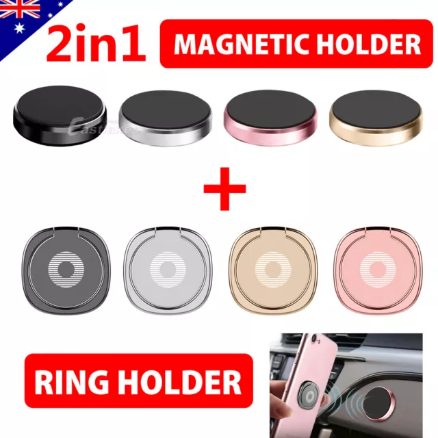iRing Phone Ring Finger Holder Car Mount Hook iPhone Samsung Stand Mobile Grip