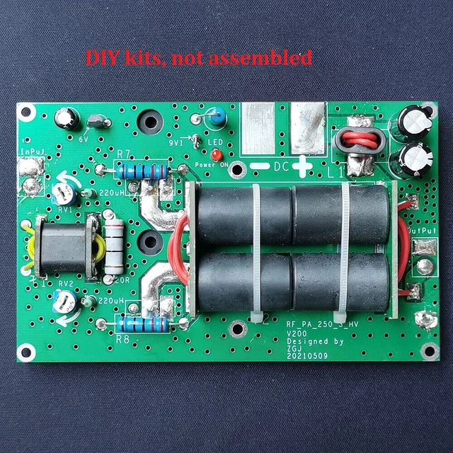 KIT AMPLIFICATEUR DE puissance linéaire HF 3 5 30 MHz 70 W SSB à faire soi-mê EUR 29,41 - FR
