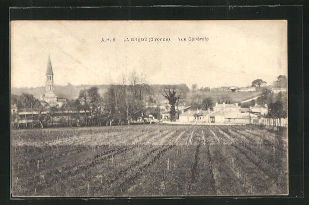 CPA La Brede, Vue generale