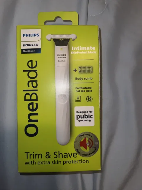 PHILIPS NORELCO ONEBLADE Intimate QP1924/70 Electric Trimmer Shaver New ...