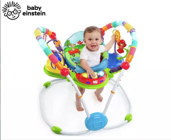 Baby Einstein Neighborhood Friends Activity Jumper Bouncer Play Learn Fun