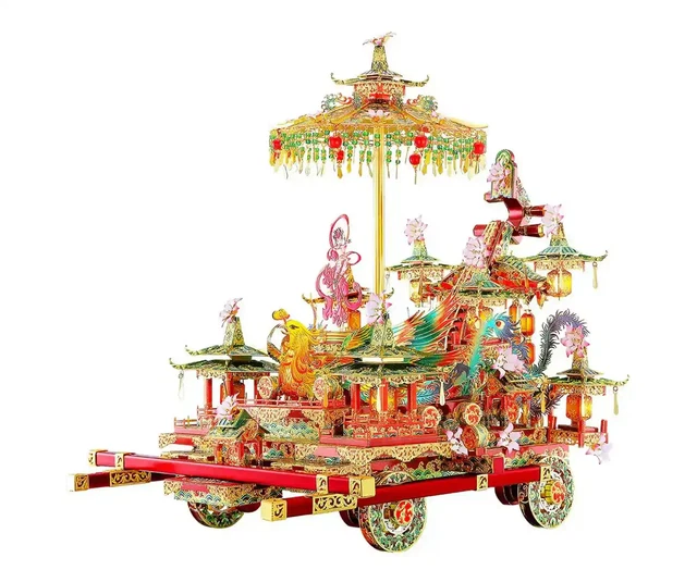 3D METAL PUZZLEPHOENIX Festooned Vehicle Model Building Kits Diy