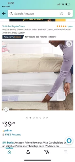 double sided bed bumper