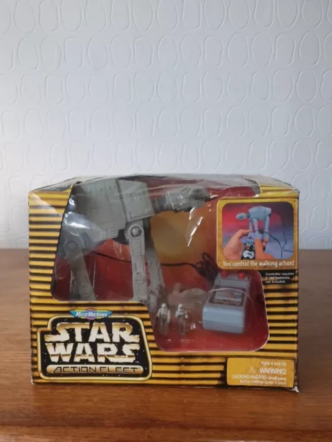 Star Wars Micro Machines Action Fleet Remote Control Walking AT-AT MISB. 