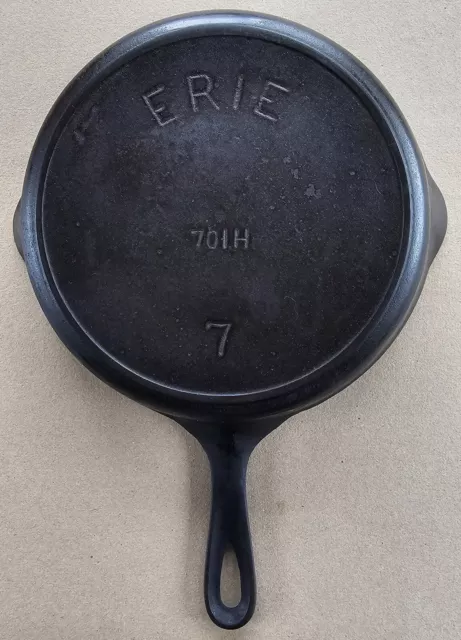 Vintage Pre-Griswold ERIE No 3 Cast Iron Yankee Bowl Ex Restored