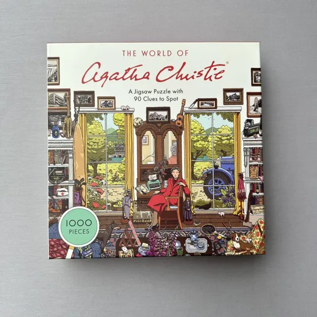 The World of Agatha Christie Jigsaw Puzzle 1000 piece Ilya Milstein 90 clues