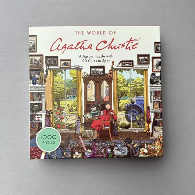 The World of Agatha Christie Jigsaw Puzzle 1000 piece Ilya Milstein 90 clues