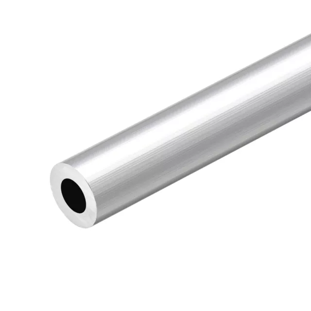 6063 Aluminum Round Tube 300mm Length 19mm OD 11mm ID Seamless Tubing