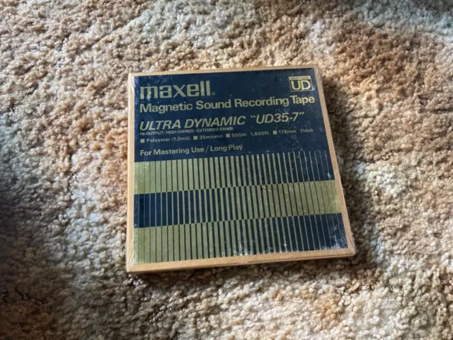 MAXWELL ULTRA-DYNAMIC 50-60 SOUND RECORDING TAPE HIGH OUTPUT/EXTENDED RANGE  1200 