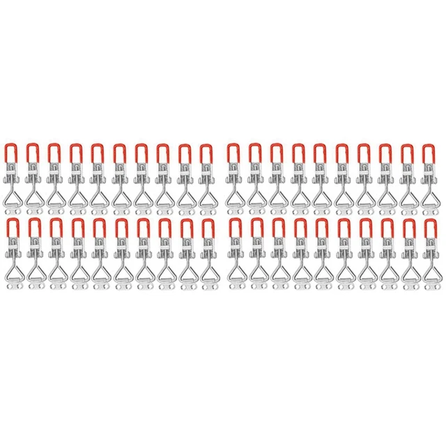 40 Pack Adjustable Toggle  Clamp 4001, 330 Lbs Holding Capacity, Heavy Duty W9K3