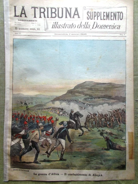La Tribuna Illustrata Du 29 Mars 1891 – Funérailles De Napoleone Leonardi Villa Salviatino, Occasion