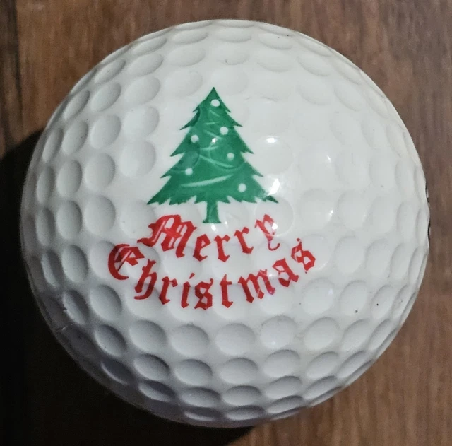 【未使用品】PING GOLFBALL merry Christmas 3 VINTAGE KARSTEN ping eye Merry Christmas Golf balls,red