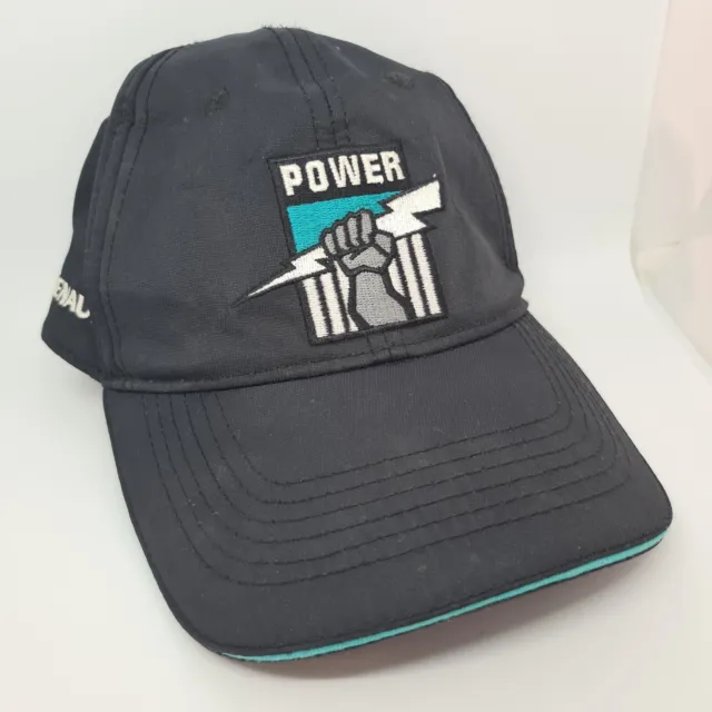 Port Adelaide Power Hat Cap AFL Official Vintage Logo Embroidered Like New