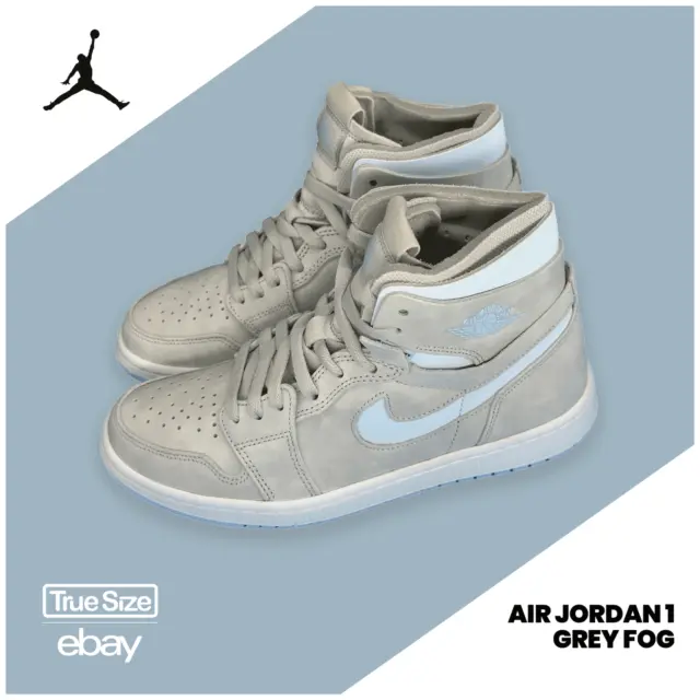Nike Air Jordan 1 grigio nebbia alta Wmns | sneaker donna | 39 40 40,5