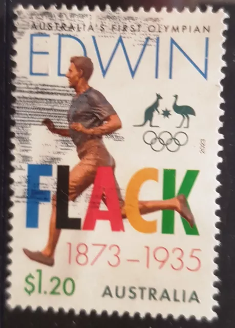 Australia 2023 Edwin Flack first olympian $1.20 stamp fine used